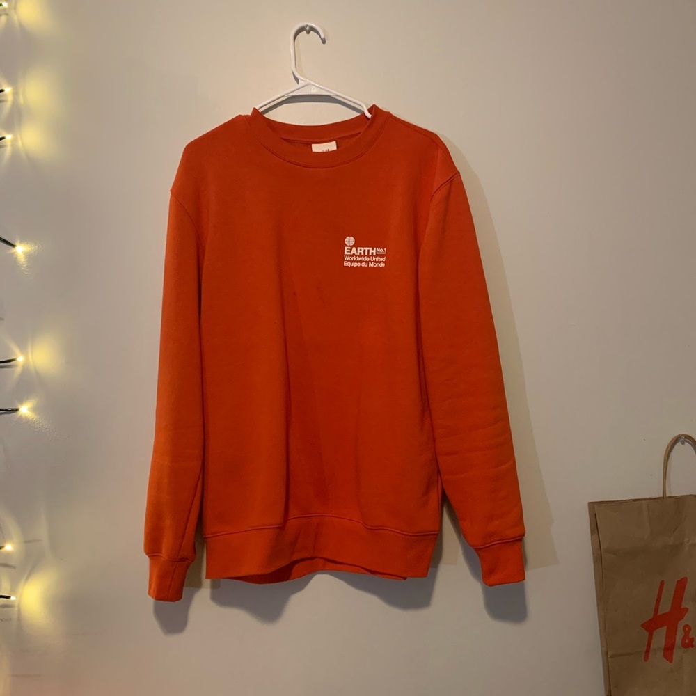 Orange H&M Crewneck